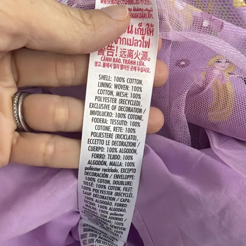 Disney Rapunzel Tangled Dress Size 11/12 Princess NWT - Picture 11 of 11